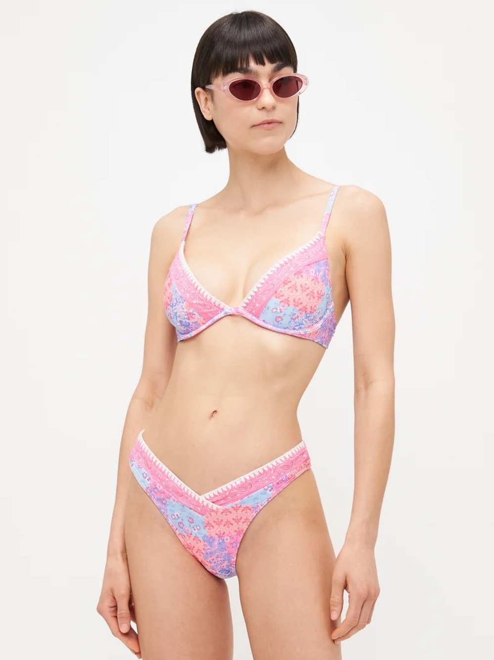 Hollister Paisley Floral Bikini Set